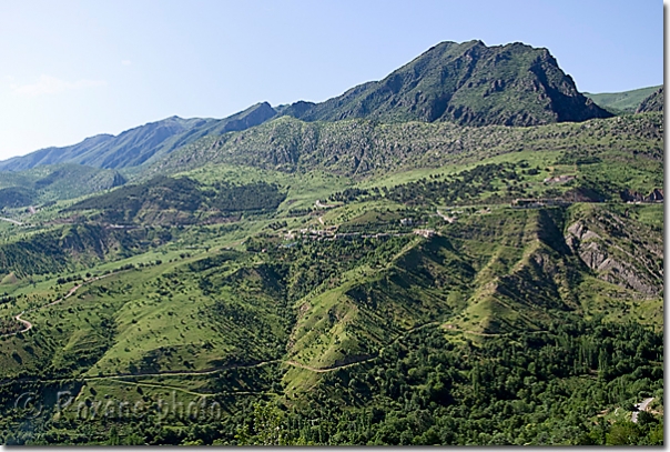La montagne vue d'Amedi - Mountain from Amedi - Amadiya - Amedy - Amadiyah - Amadiyeh