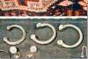 Bracelets anciens en argent - Old silver bracelets - Musée kurde du tapis et du textile - Kurdish textile museum - Erbil - Arbil - Hewler - Hawler