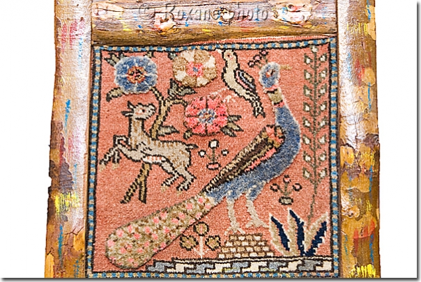 Paon - Peacock - Musée kurde du tapis et du textile - Kurdish textile museum - Erbil - Arbil - Hewler - Hawler