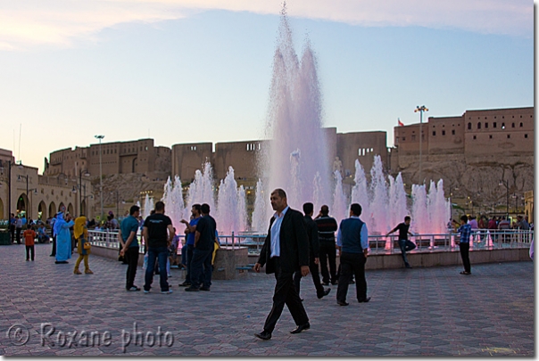 Jets d'eau - Water jets - Erbil - Arbil - Hawler