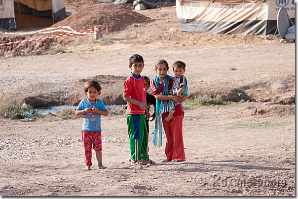 Enfants  - Children - Khanki camp - Khanik - Khanke