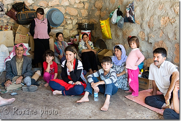 Famille de Sinjar - Family from Sinjar -Lalesh - Lalish