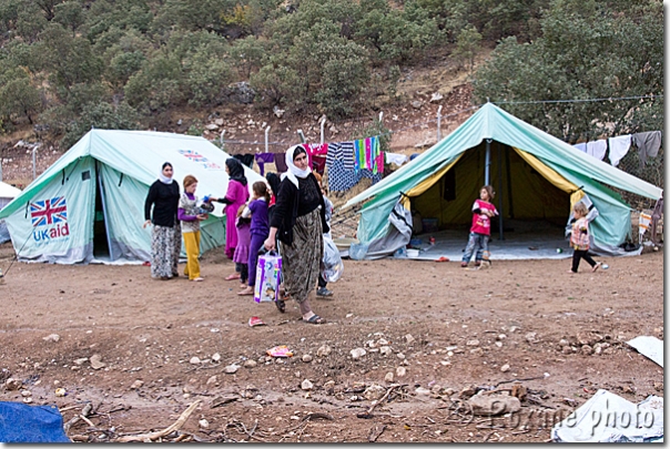 Tentes UK Aid - UK Aid tents - Lalesh - Lalish
