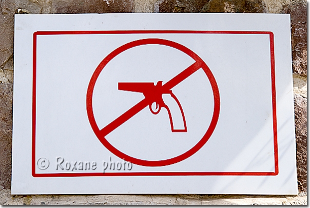 Armes à feu interdites - Weapons prohibited - Erbil - Arbil - Hewler