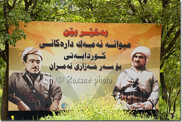 Mustafa Barzani et son fils Idris- Mustafa Barzani and his son Idris - Barzan