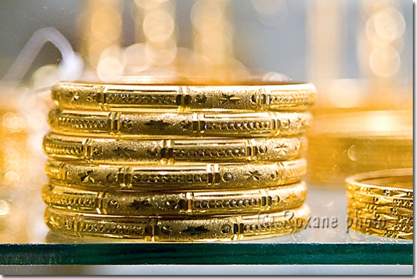 Bracelets jonc en or - Gold bangles - Bazar d'Erbil - Erbil's bazaar - Arbil  Hewler - Hawler - Irbil