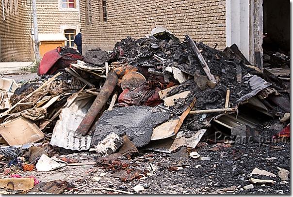 Après l'incendie - After fire - Citadelle d'Erbil - Erbil's citadel - Arbil - Hewler - Hawler