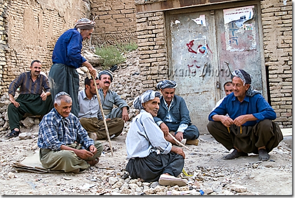 Kurdes de la citadelle - Kurds in the citadel - Citadelle d'Erbil - Erbil's citadel - Arbil - Hewler - Hawler