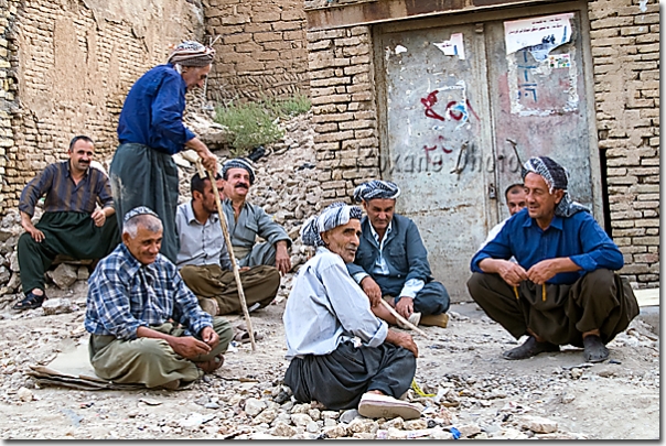 Kurdes de la citadelle - Kurds in the citadel - Citadelle d'Erbil - Erbil's citadel - Arbil - Hewler - Hawler