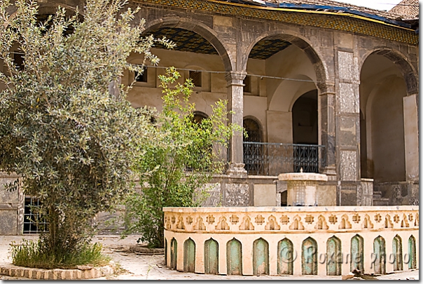 Fontaine dans la cour d'un divan - Fountain in the courtyard of a building - Citadelle d'Erbil - Erbil's citadel - Arbil - Hewler - Hawler