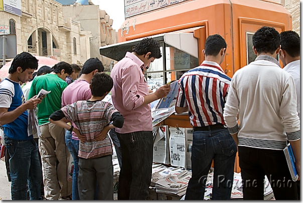 Kiosque à journaux - Newspaper stand - Erbil - Arbil - Irbil - Hewler - Hawler