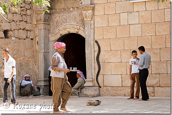 Cour du Temple - Temple courtyard - Lalesh - Lalish