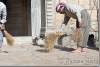 Nettoyage de la cour du Temple - Cleaning the Temple courtyard - Lalesh - Lalish