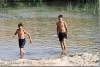 Baignade dans le Tigre - Bathing in Tigris - Route de Mossoul - Mosul road