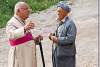 Evêque chaldéen et un villageois chrétien - Chaldean bishop and a Christian villager - Sanate - Sanat - Kurdistan